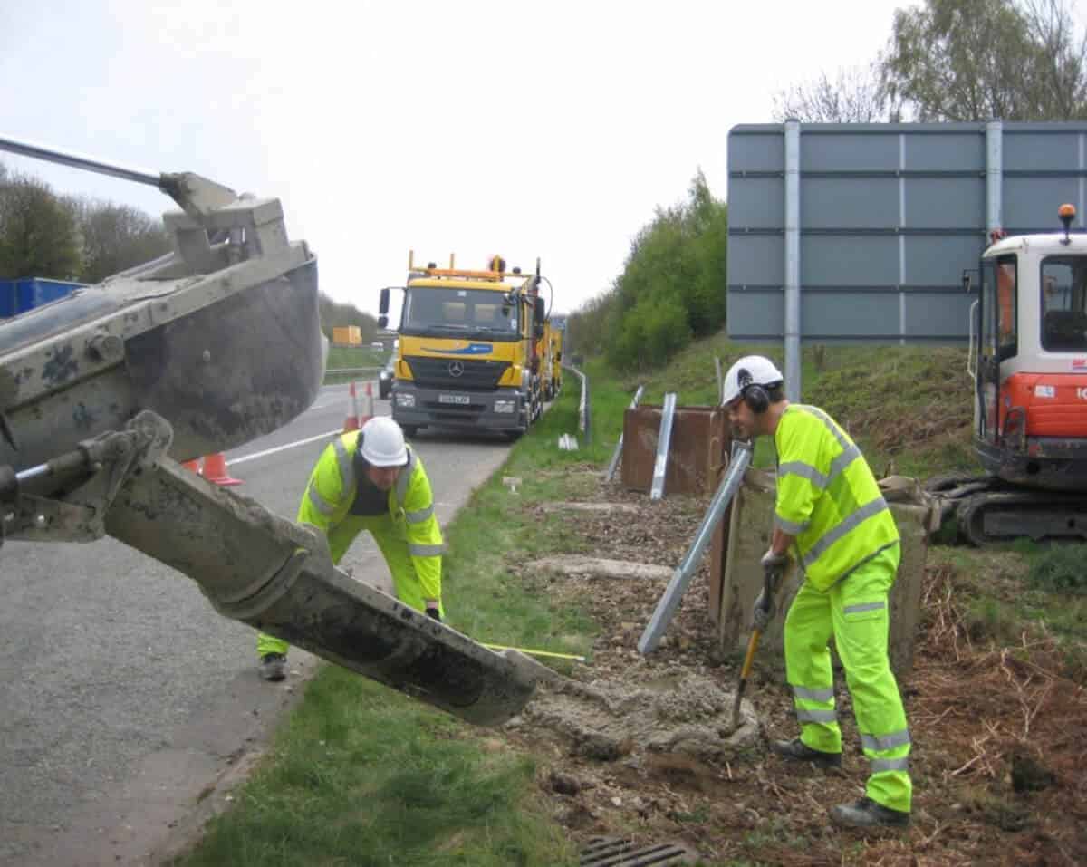 Motorway Concrete Contract Company UK - Spot On Concrete 