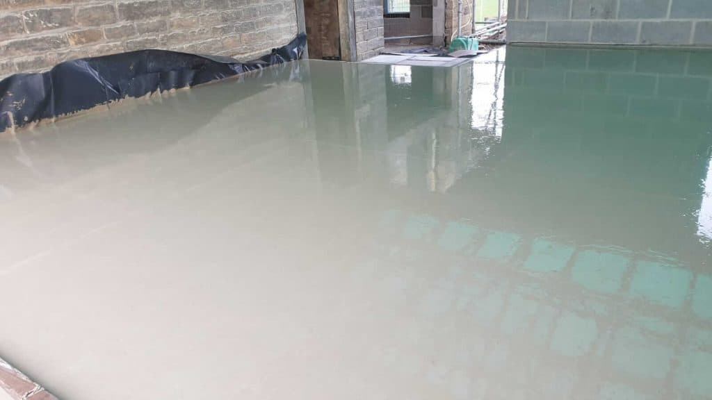 Liquid screed